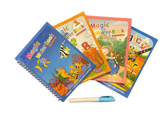 Cărticică de colorat cu apă (2+1 GRATIS)