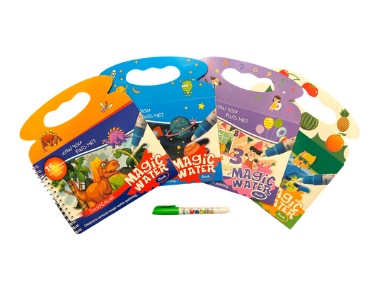 Carticica de colorat cu apa (varianta MARE) (2+1 GRATIS)